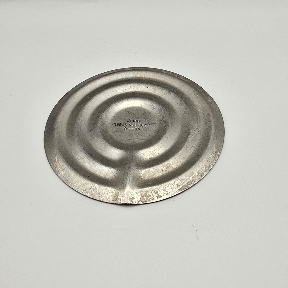 The Pampered Chef Stainless Steel Boil Control Disc Pot Watcher Anti Boil Over